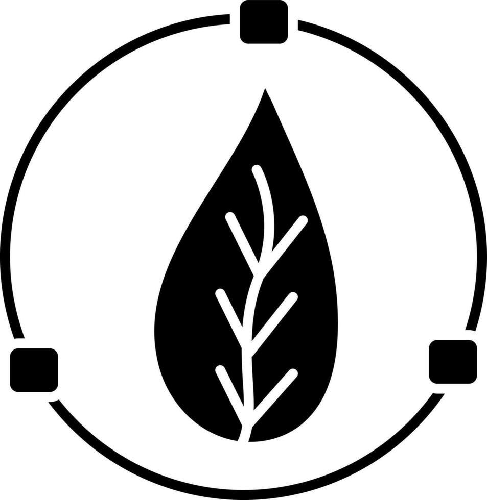 agronomía o hoja icono o símbolo. vector