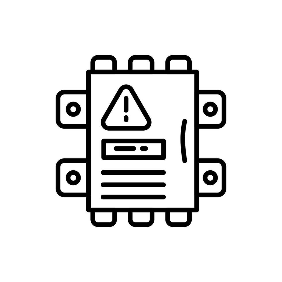 Solar Panel Box icon in vector. Illustration vector