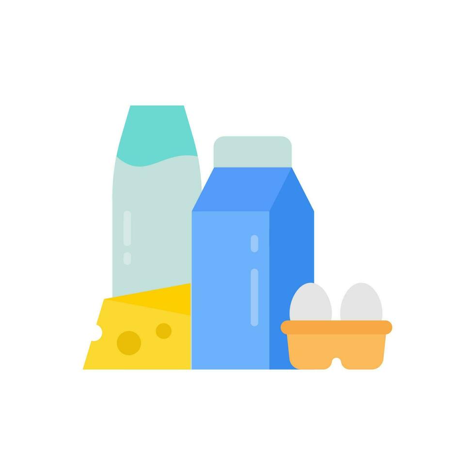 Dairy icon in vector. Illustration vector