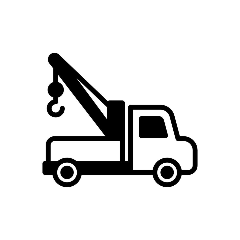 Tow Truck icon in vector. Illustration vector