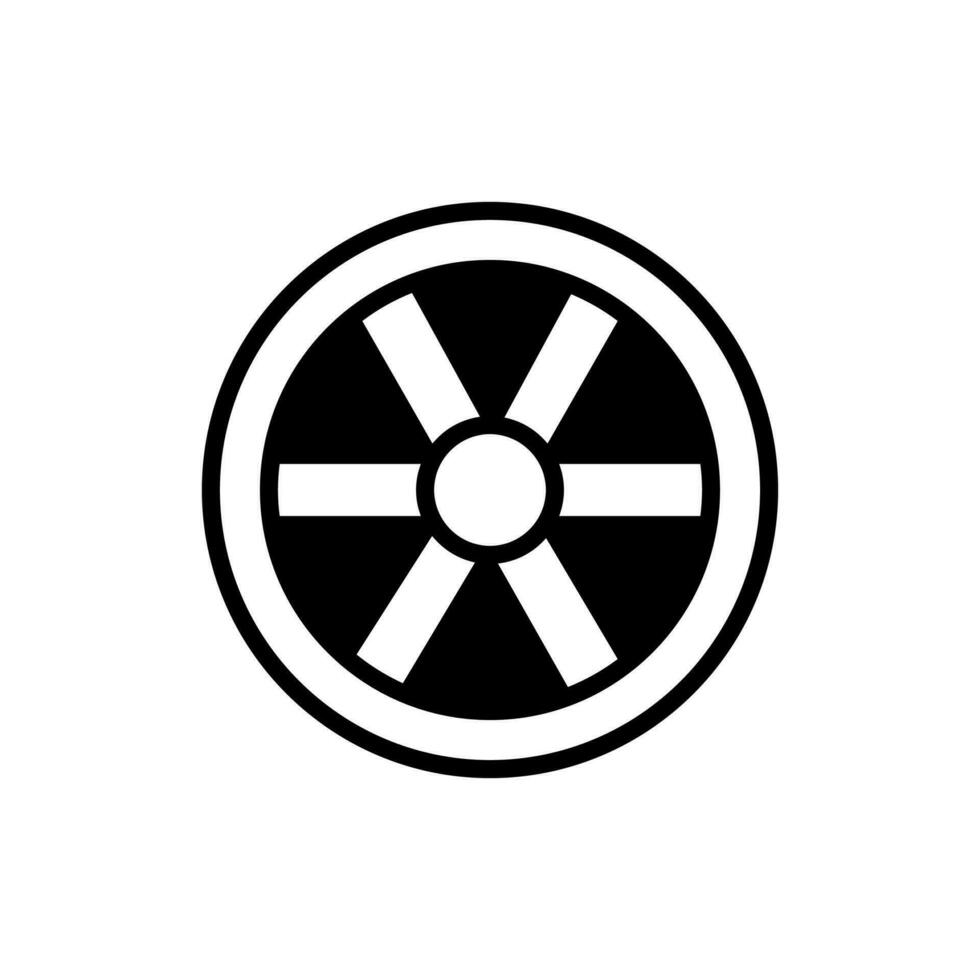 Alloy Wheel icon in vector. Illustration vector