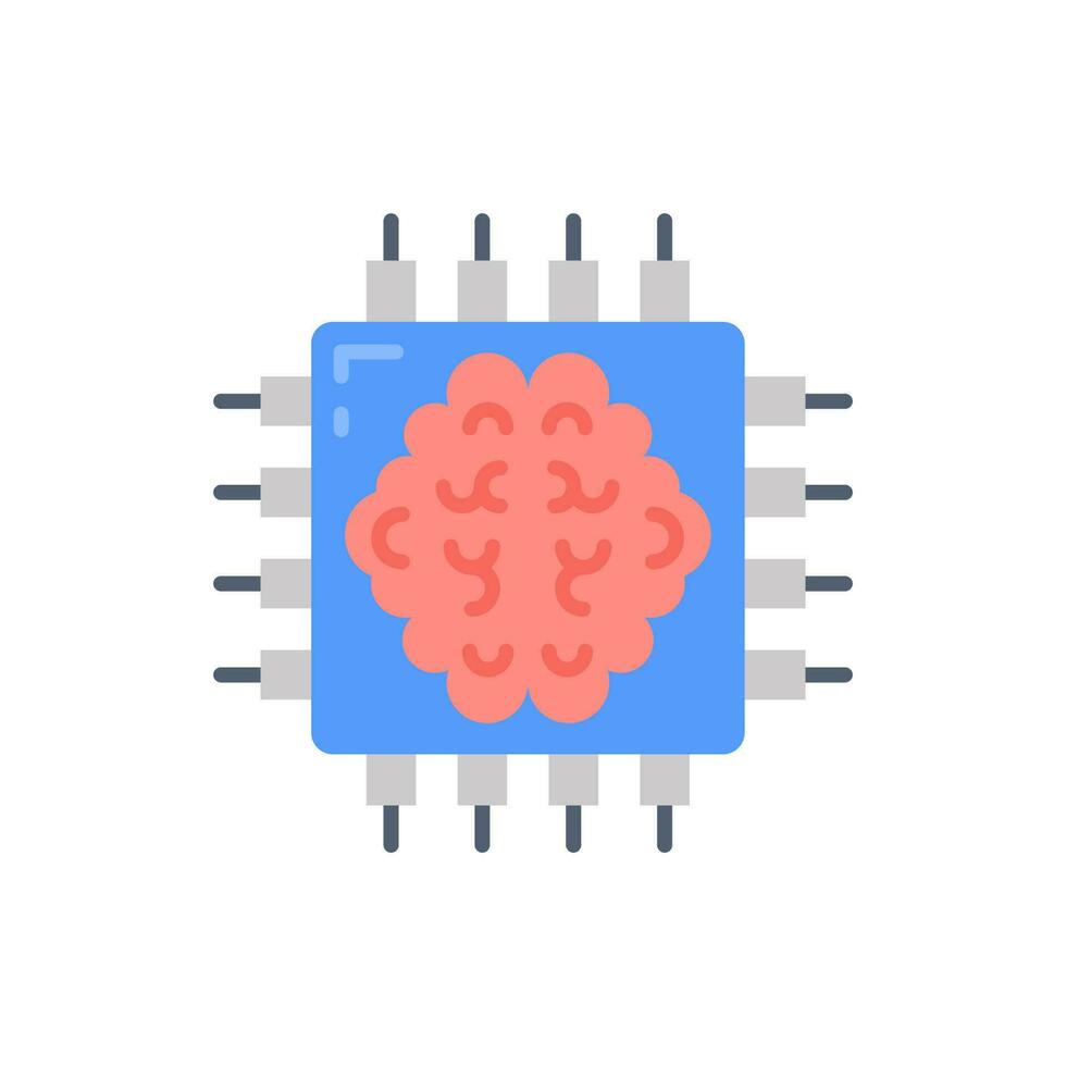 Artificial Intelligence icon in vector. Illustration vector