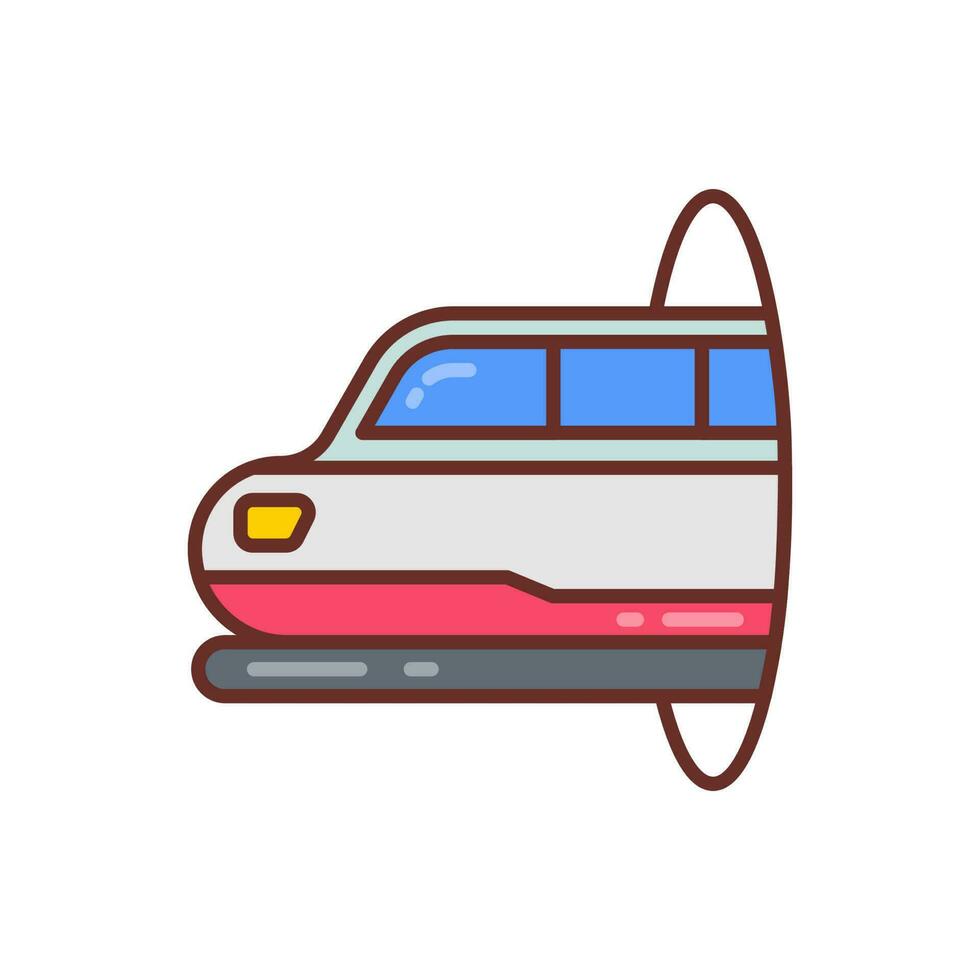 Hyperloop icono en vector. ilustración vector