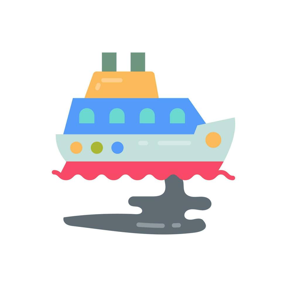 Oil Spill icon in vector. Illustration vector