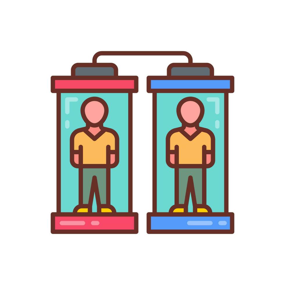 Cloning Machine icon in vector. Illustration vector