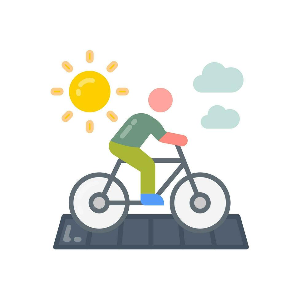 Solar Road icon in vector. Illustration vector