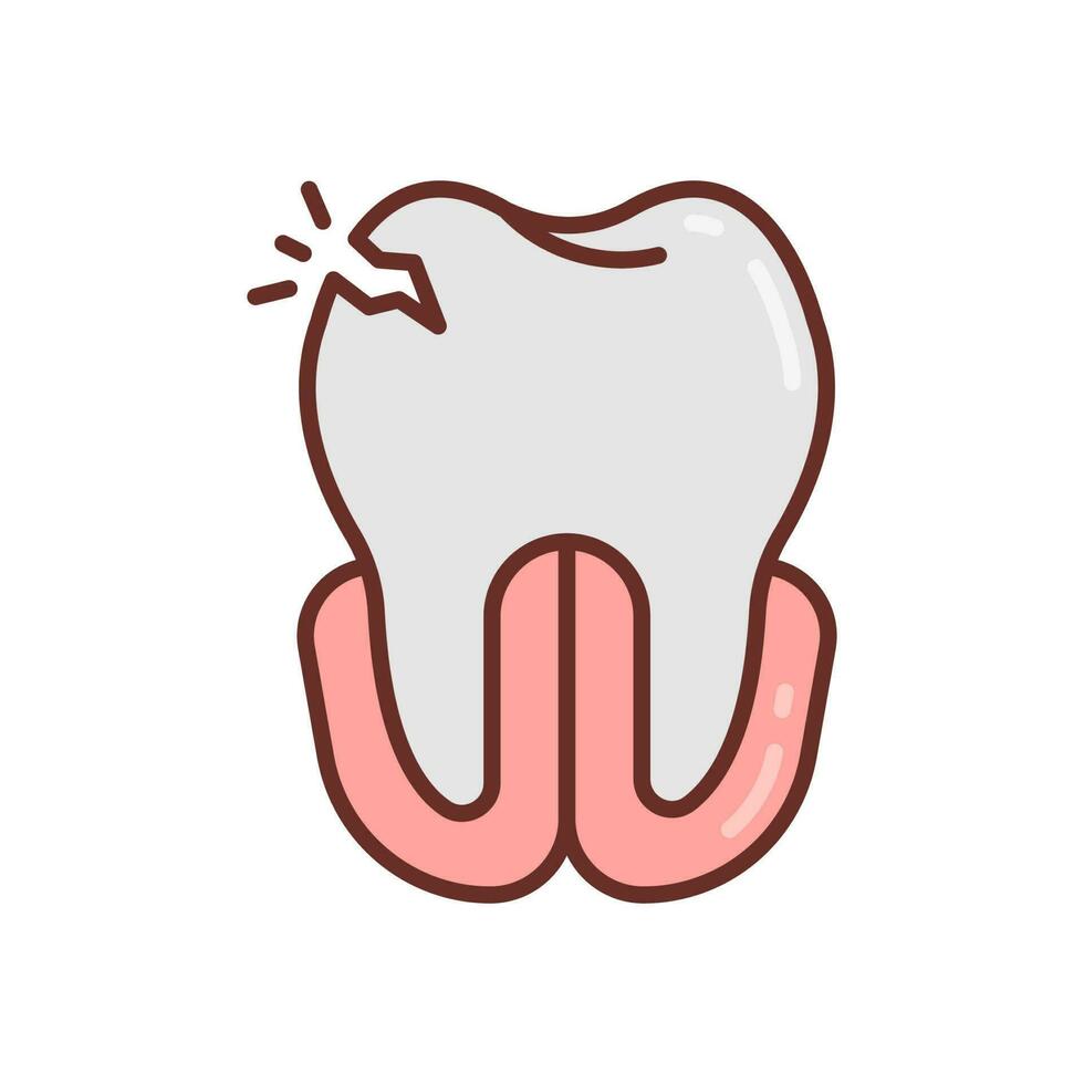 Dental Emergency icon in vector. Illustration vector