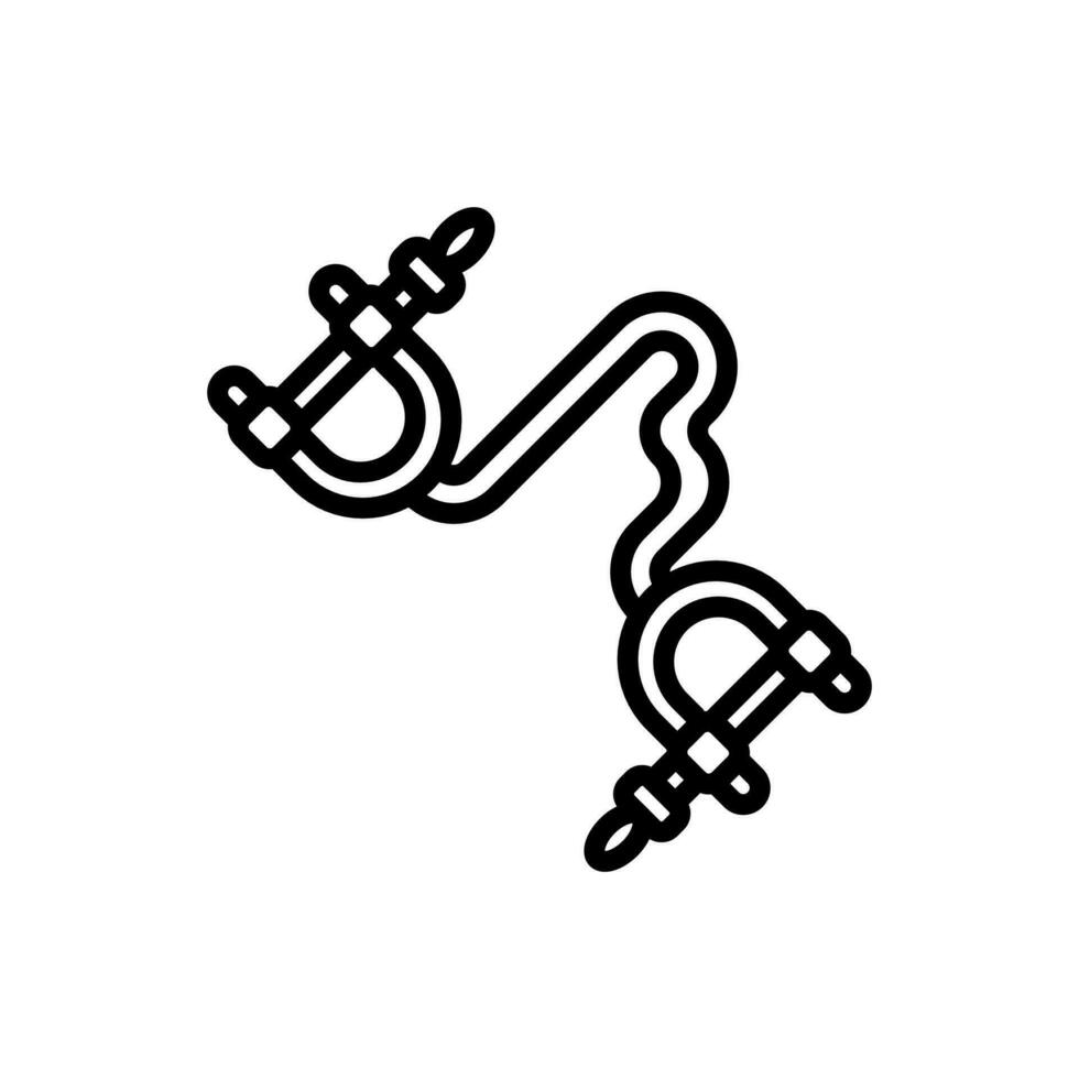 Tow Rope icon in vector. Illustration vector