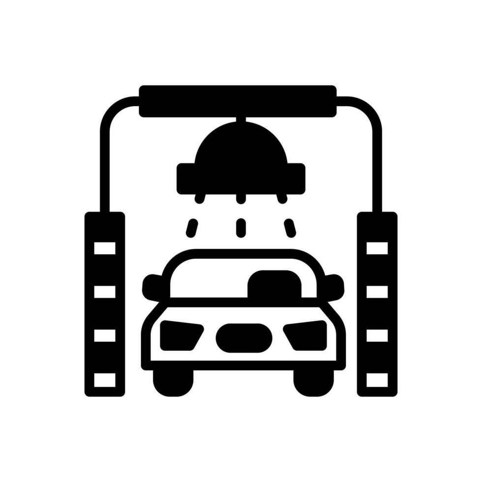 coche lavar icono en vector. ilustración vector