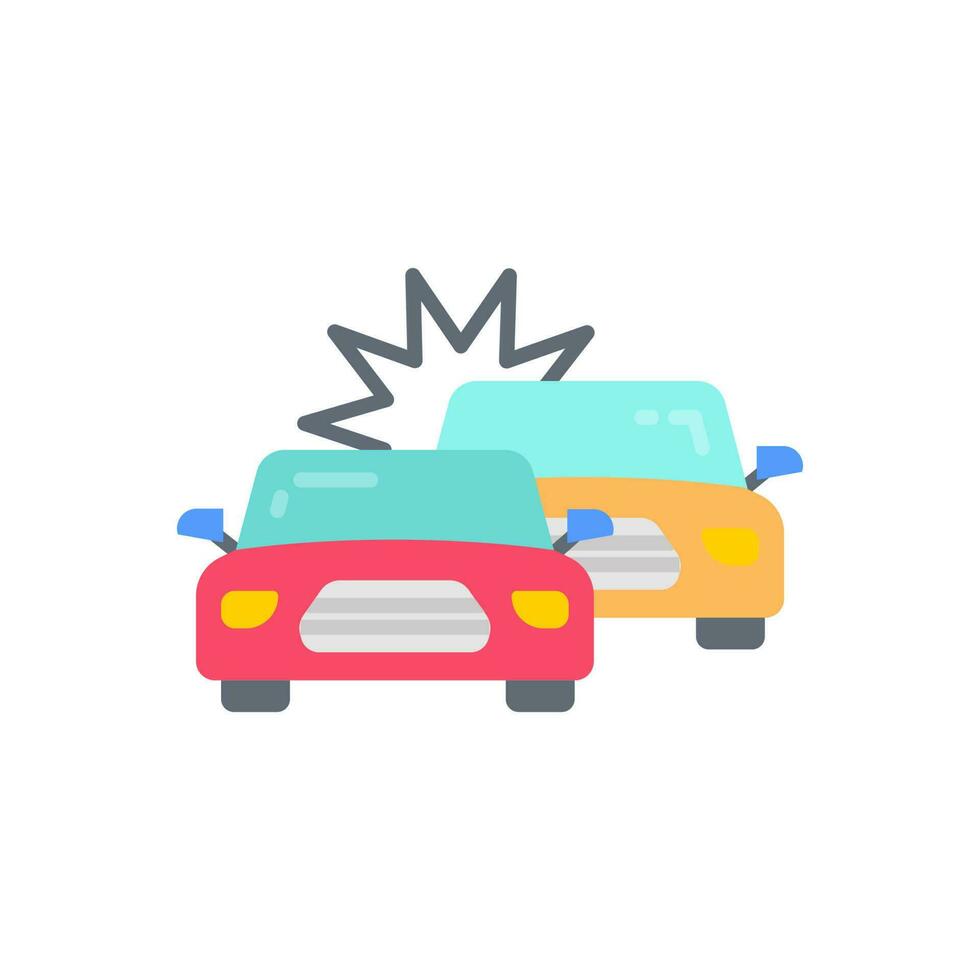 Road Accident icon in vector. Illustration vector