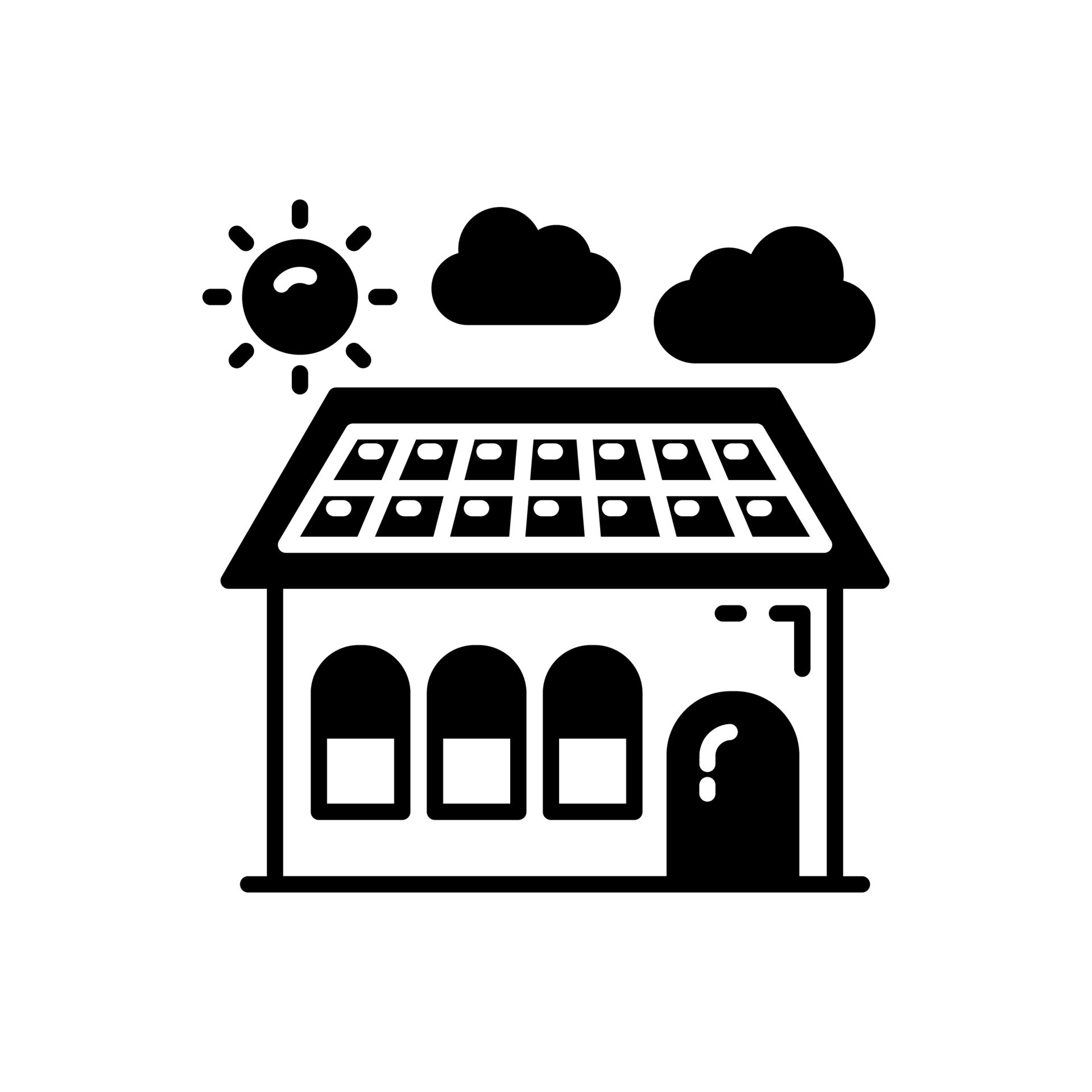 Solar PV Roof icon in vector. Illustration 24247694 Vector Art at Vecteezy