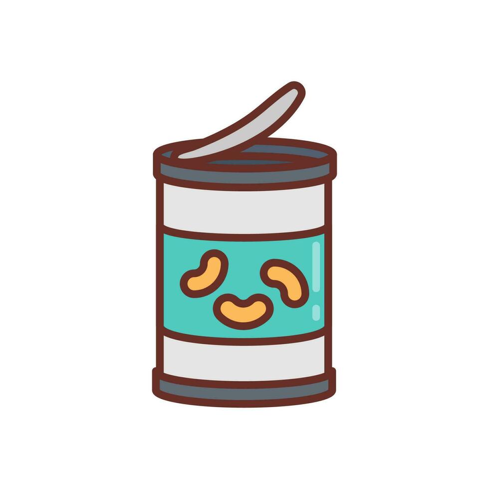 frijoles icono en vector. ilustración vector