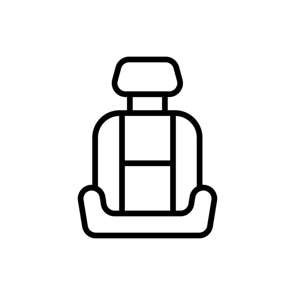 Car Seat icon in vector. Illustration vector