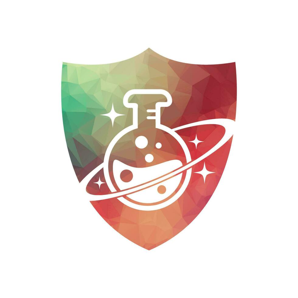 Planet Lab Logo Design Illustration vector planet lab logo