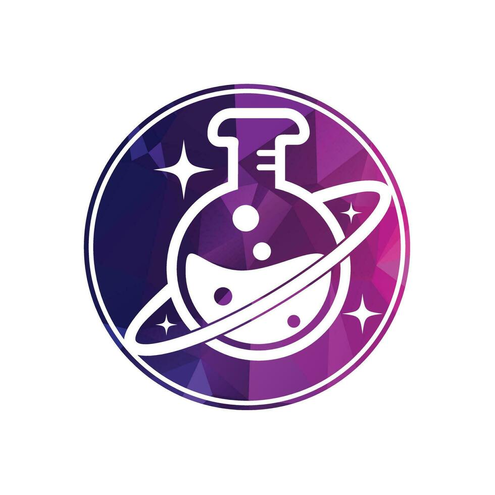 Planet Lab Logo Design Illustration vector planet lab logo