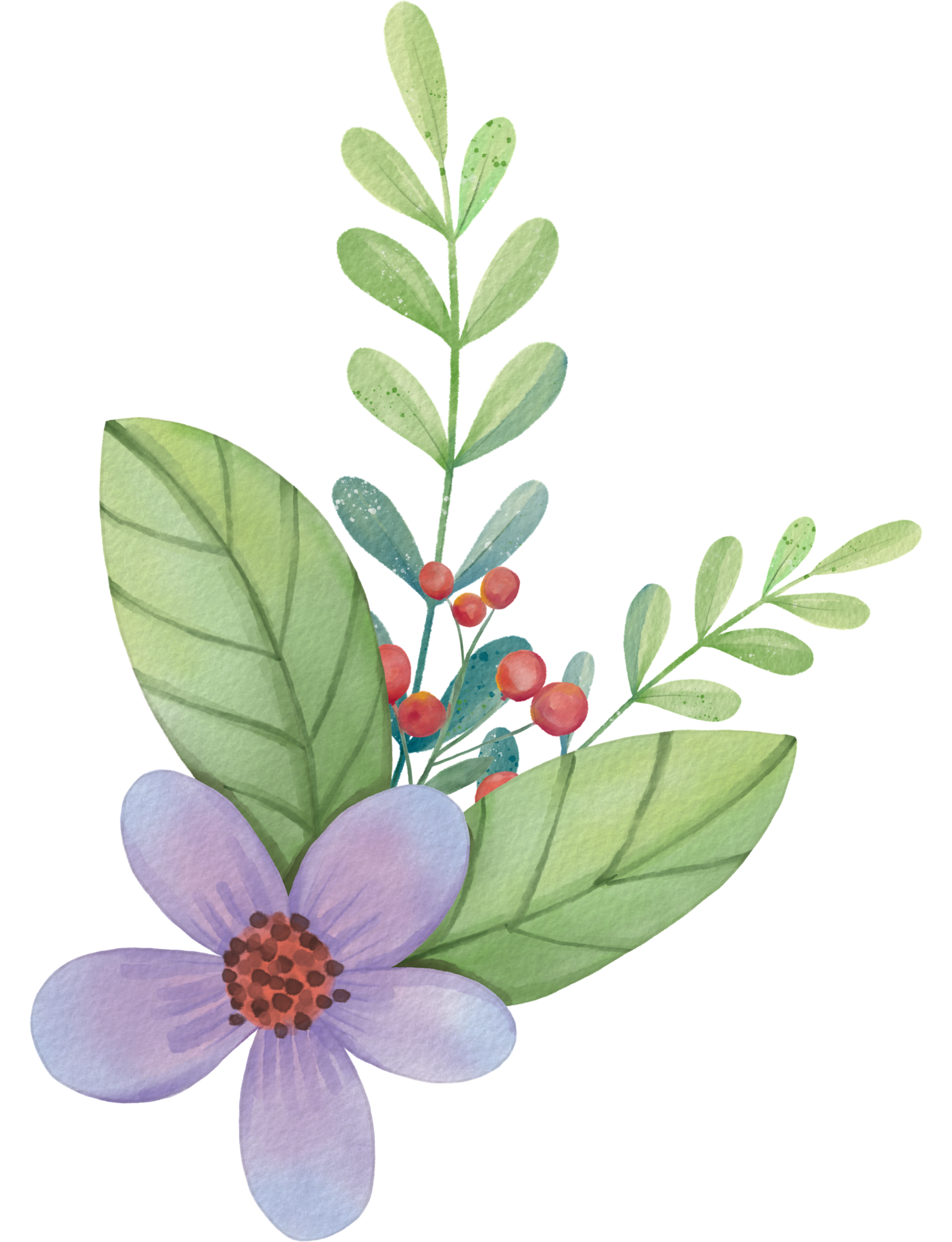 flower watercolor clipart 24248107 PNG