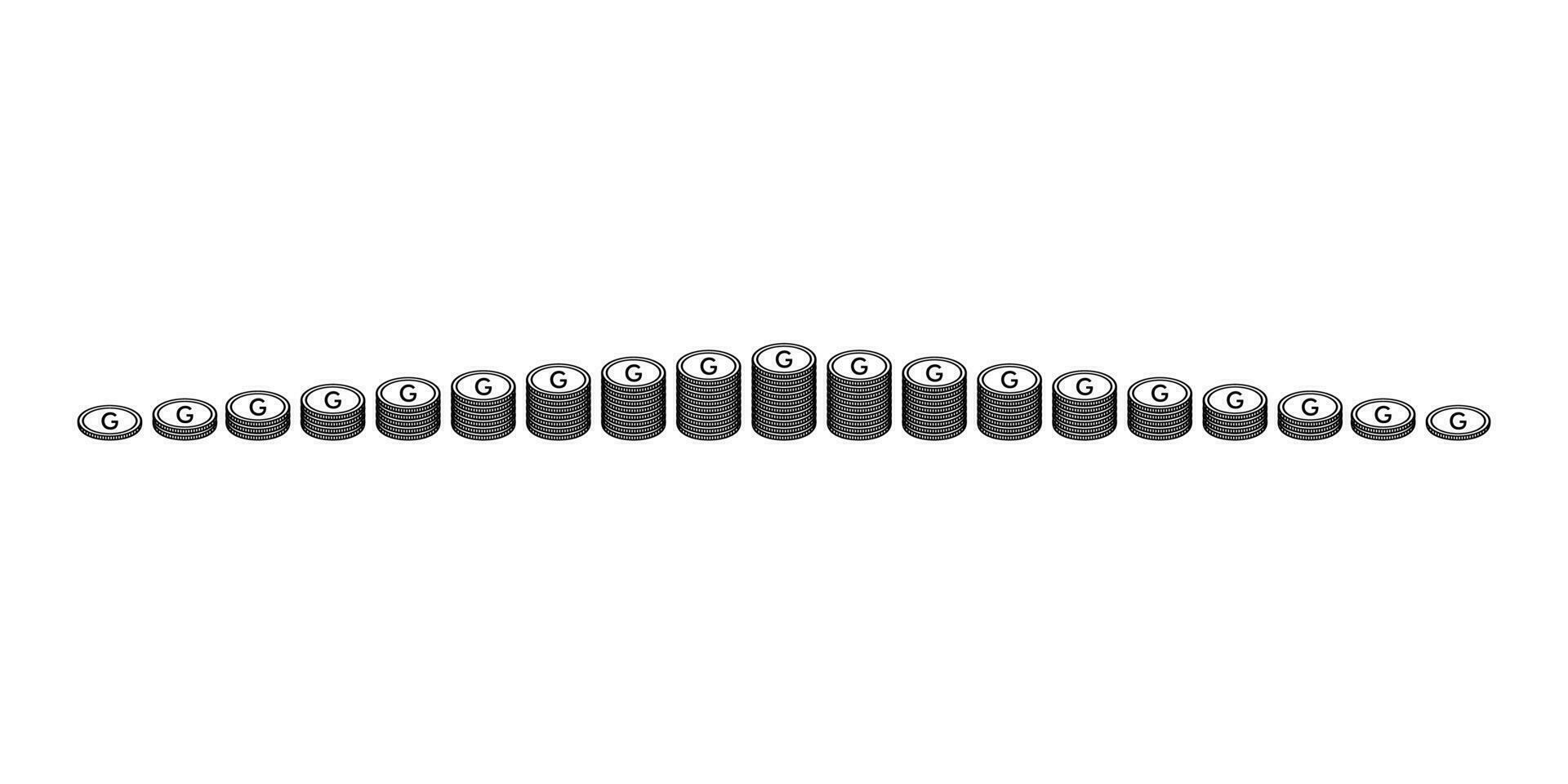Haiti Currency Symbol, Haitian Gourde Icon, HTG Sign. Vector Illustration