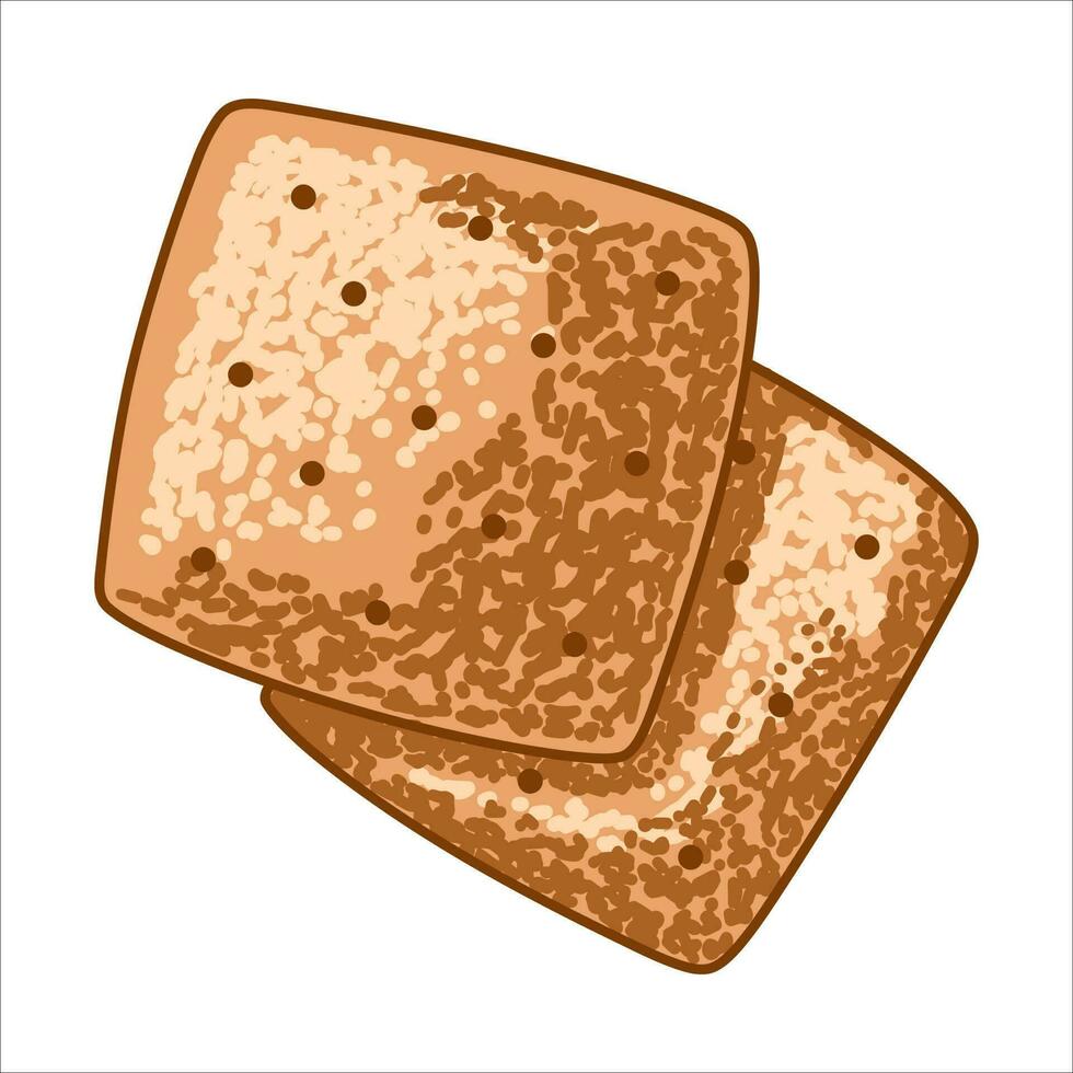 abstract illustration of flour cake with silhouette artistic art style 5 vector