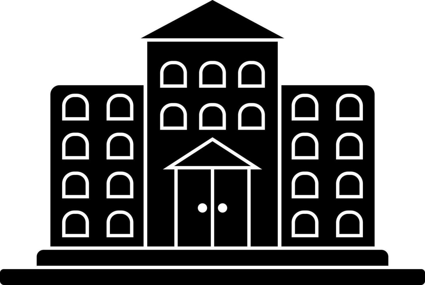 Building icon or symbol. vector