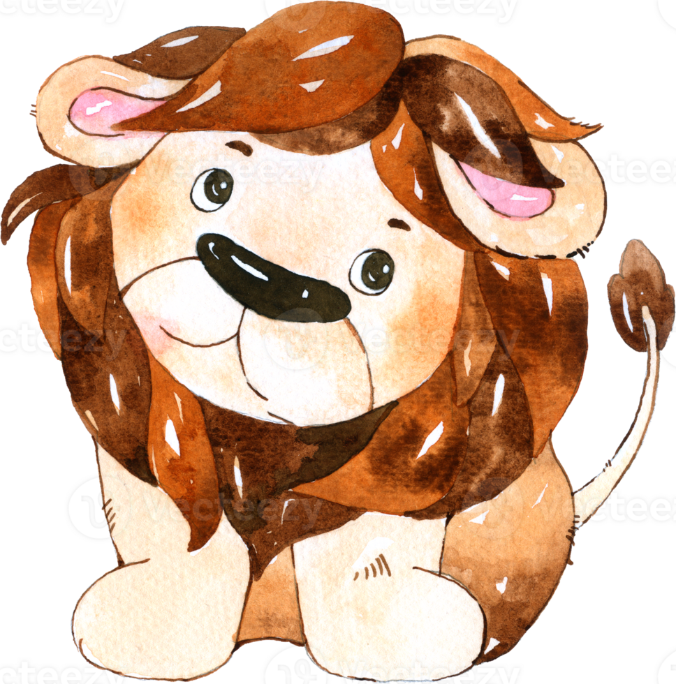 Forest Animal Cartoon Character Watercolor 24248561 PNG forest-animal-cartoon-character-watercolor-24248561-png