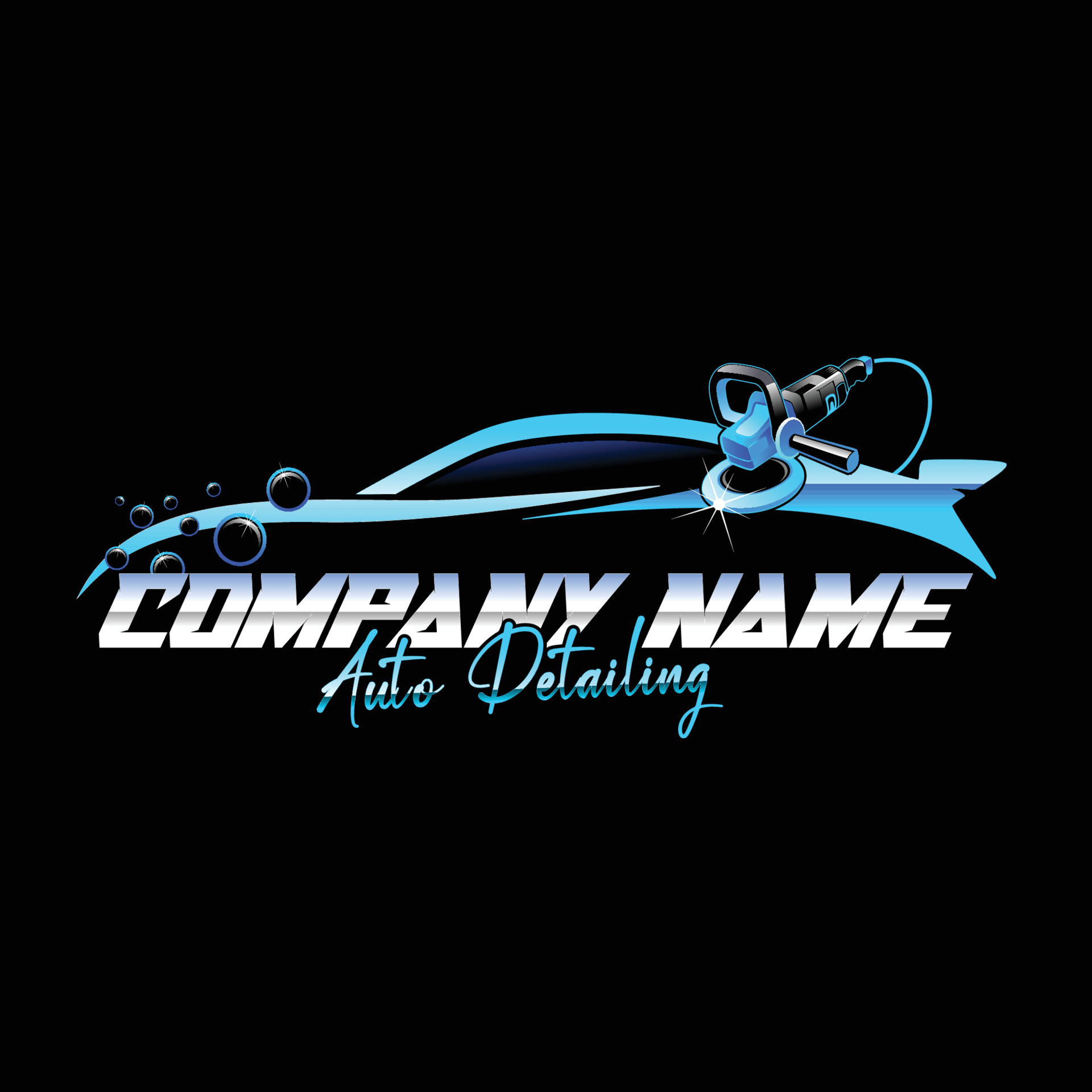 Illustration Vector Graphic Of Auto Detailing Service Logo Design On Illustration Vector Graphic Of Auto Detailing Service Logo Design On