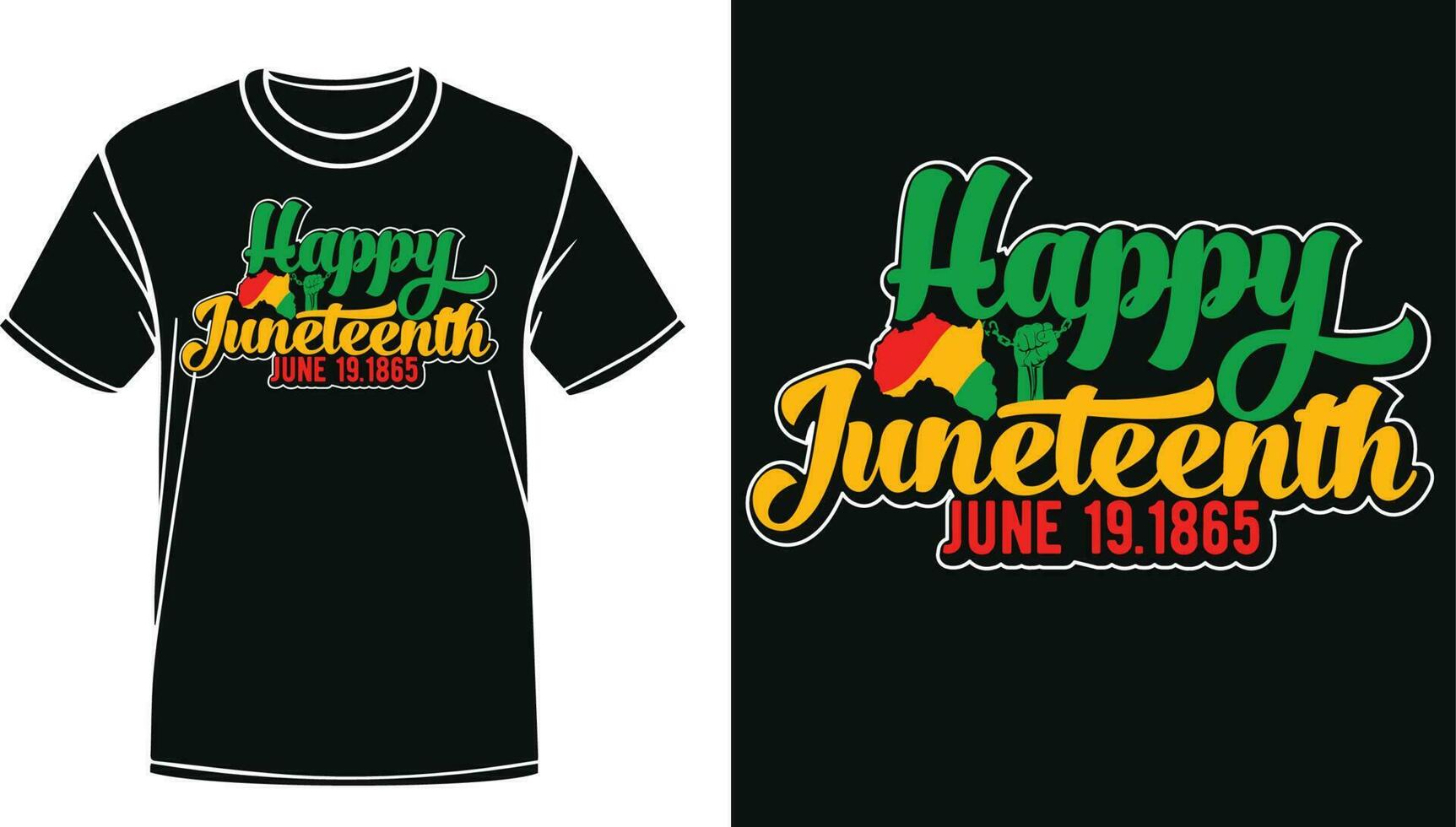 Happy Juneteenth June19 1865 Quote Design For T-shirt Banner Poster Mug Hoodie vector