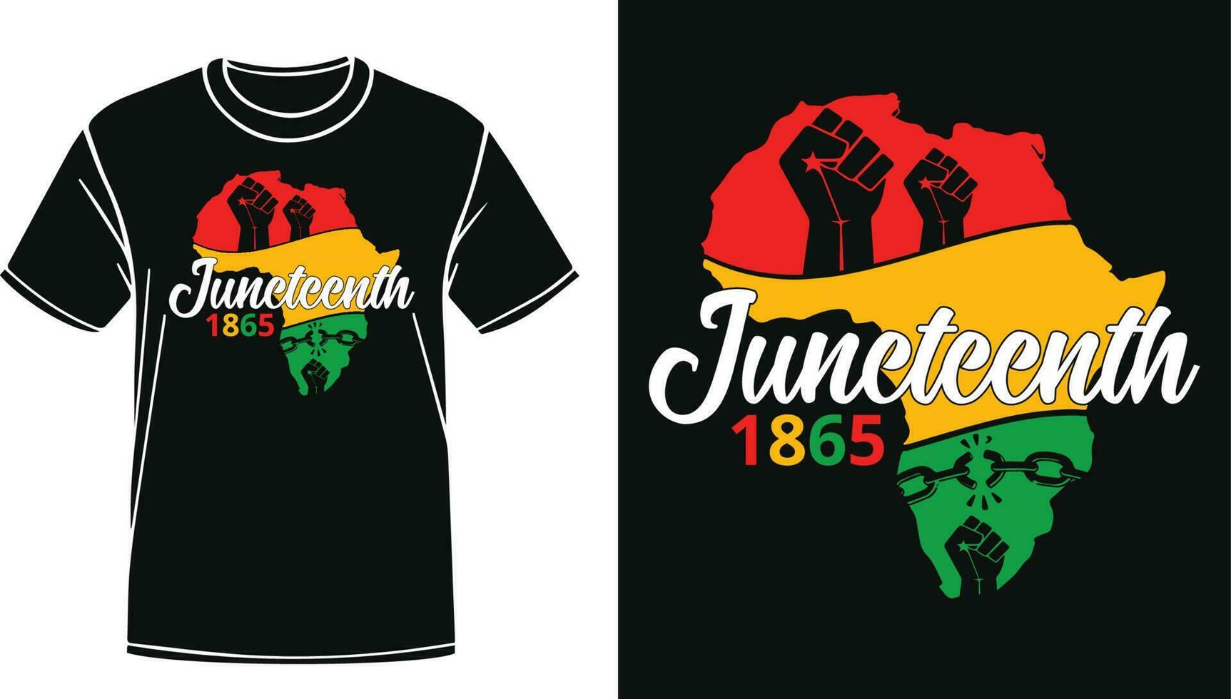Juneteenth 1865 Quote Design- Juneteenth Map Color Graphic Vector Design For T-Shirt, Banner, Poster, Mug, Hoodie, Etc