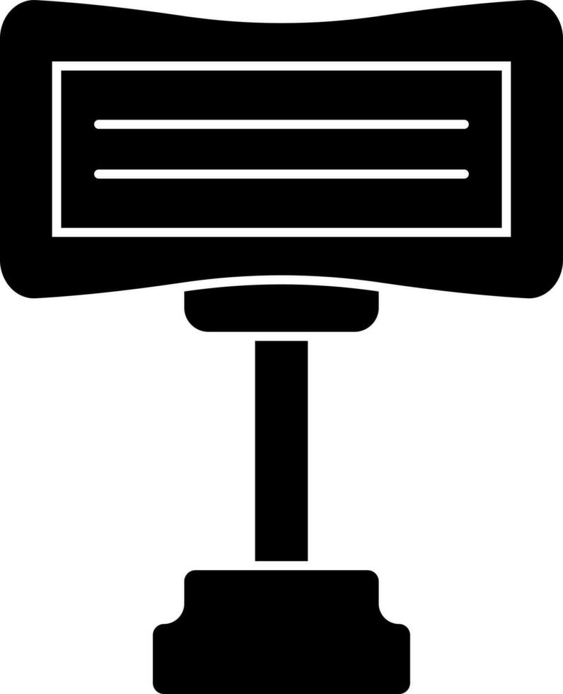 Isolated illustration of visitor icon or symbol. vector