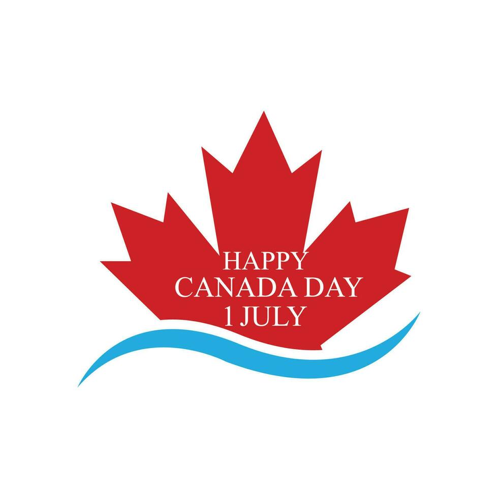 ilustración aniversario celebracion Canadá día en arce hoja bandera antecedentes con viaje puntos de referencia arquitectura de Canadá en Toronto y ontario, en papel arte, papel cortar estilo. vector ilustración
