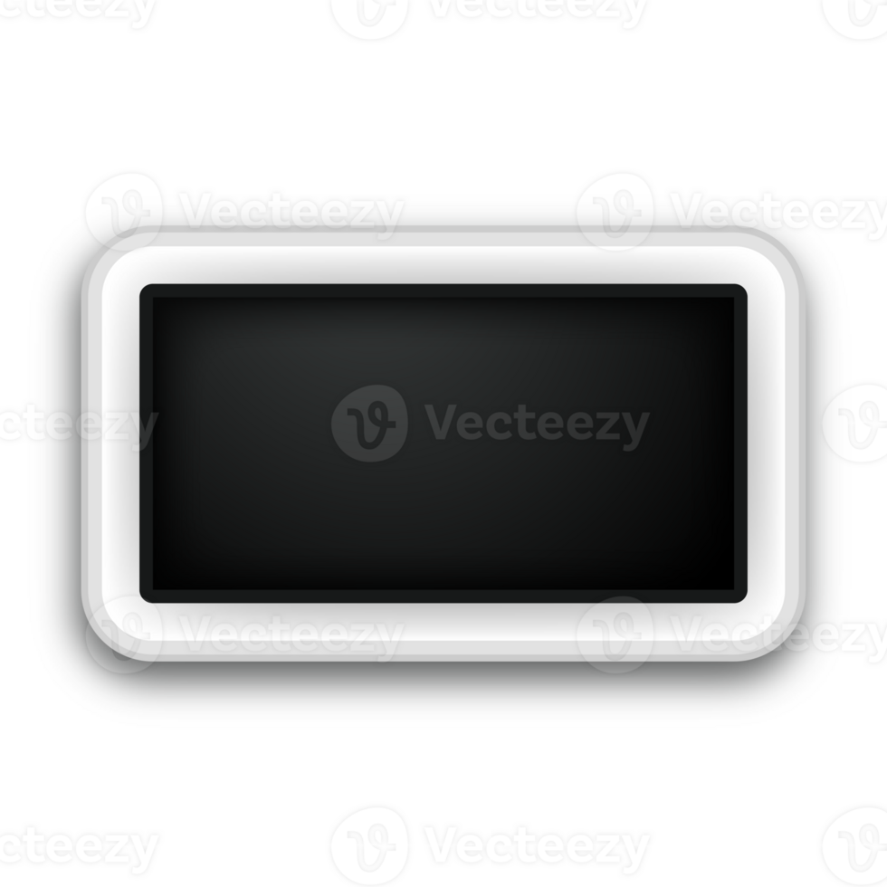 Black billboard frame label sign png