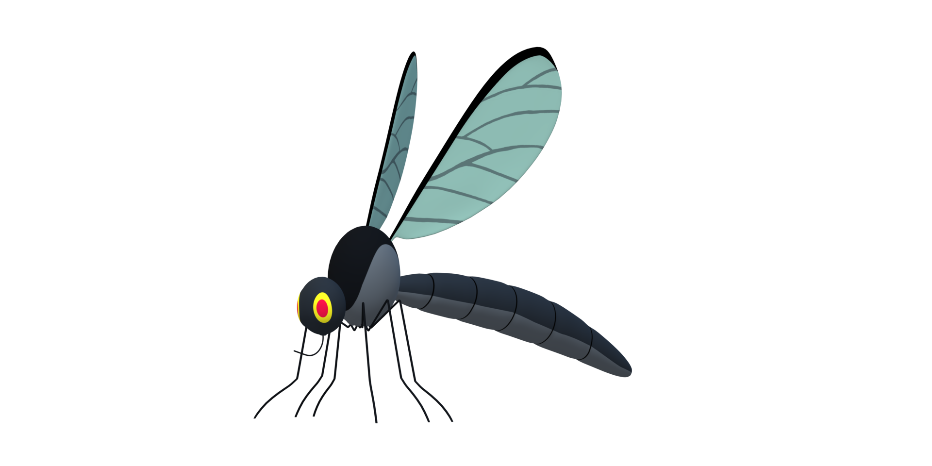 Mosquito isolated on a Transparent Background png