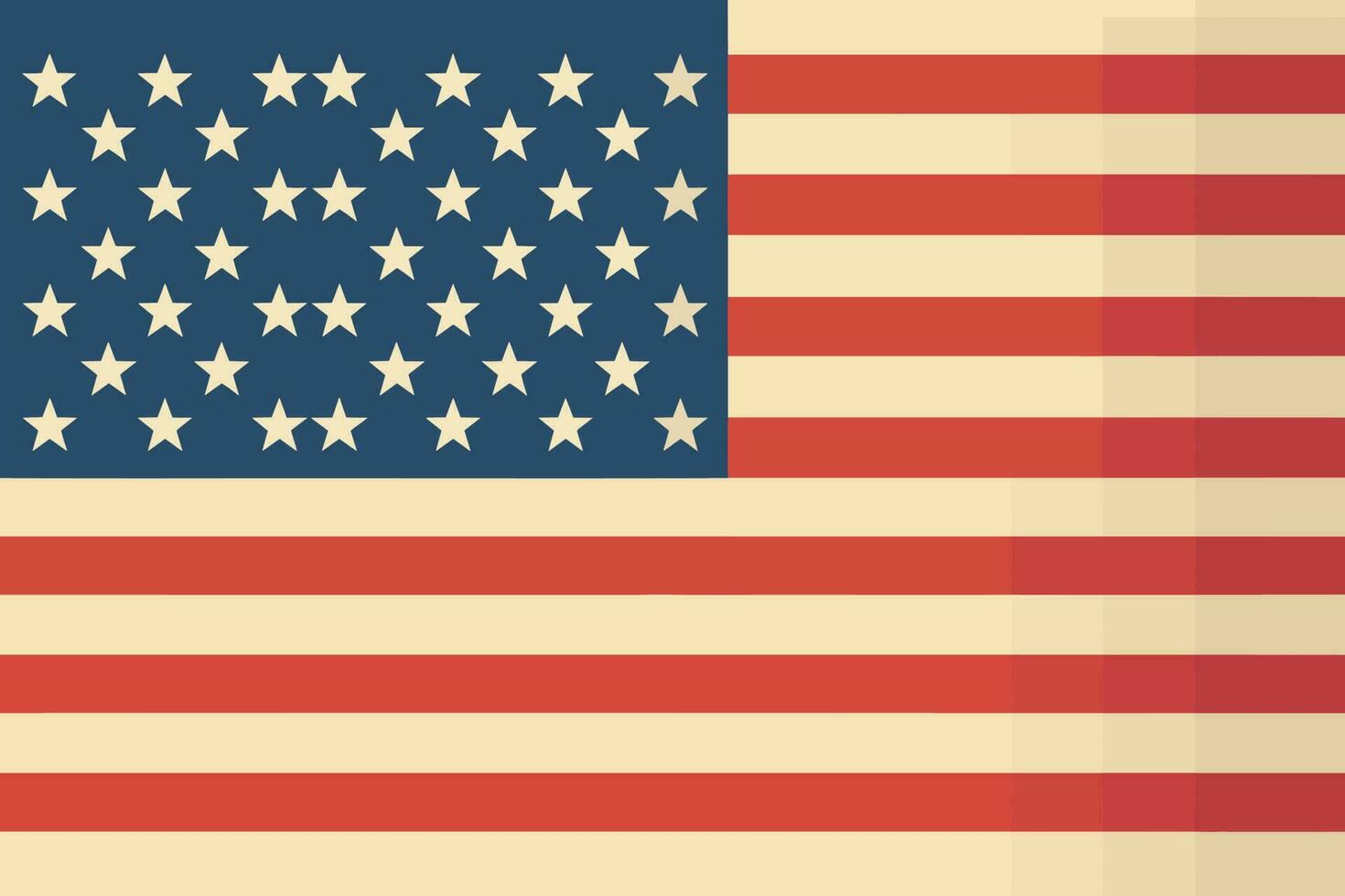 imagen vectorial de la bandera americana vector