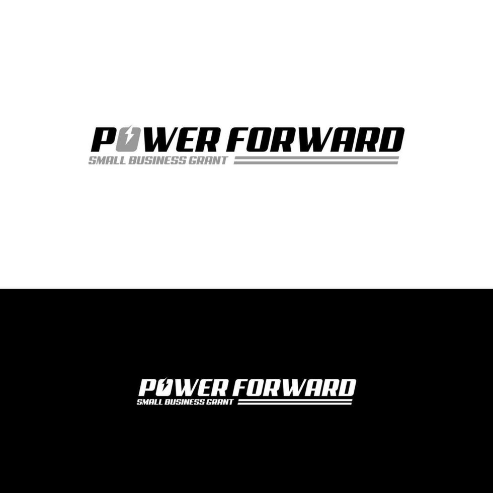 Power logo template, Creative Power logo design vector