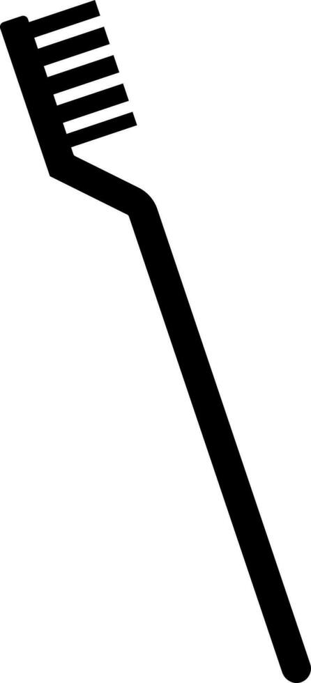 Illustration of toothbrush icon. vector