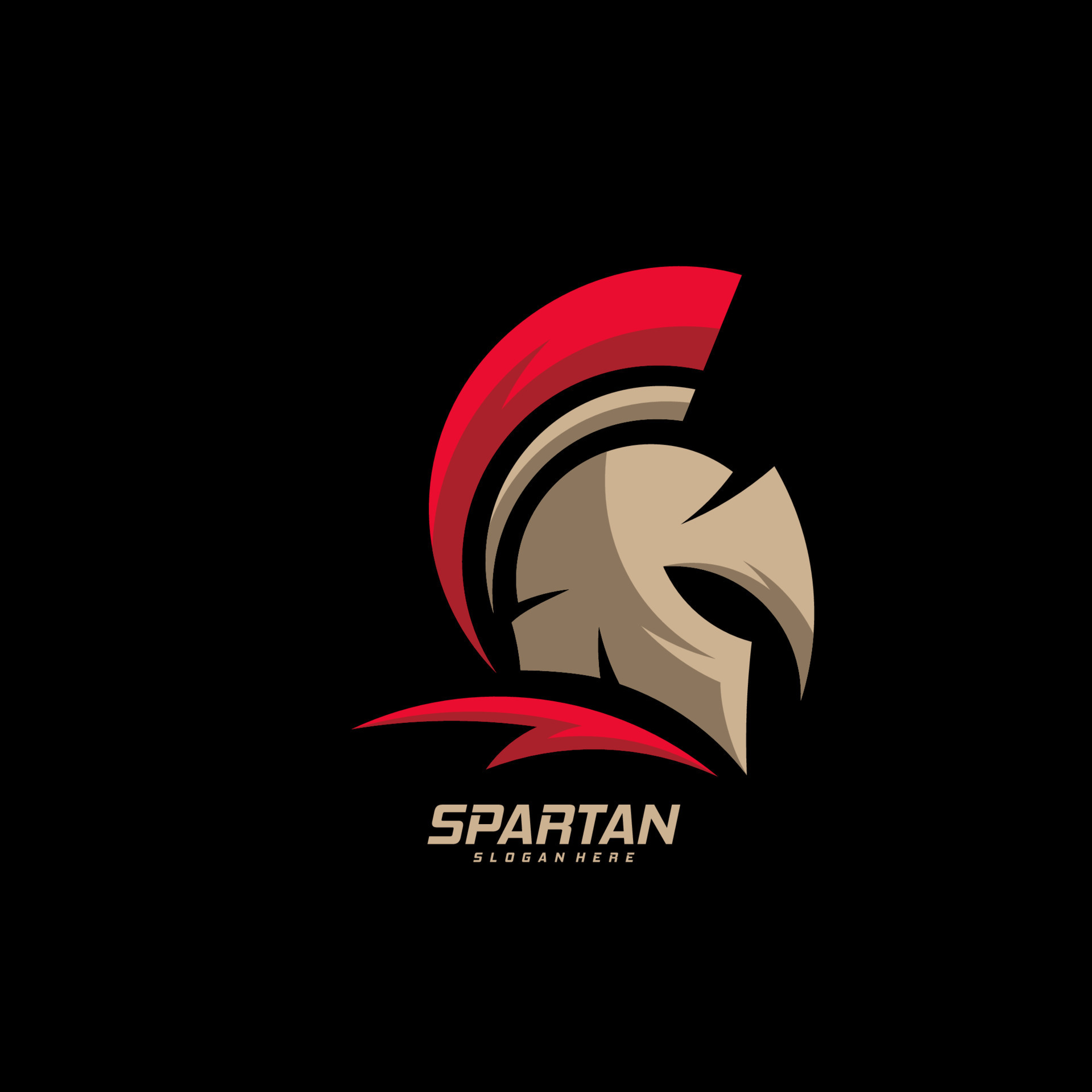 Spartan Logo Template Vector, Creative Sparta Logo Vector, Spartan ...