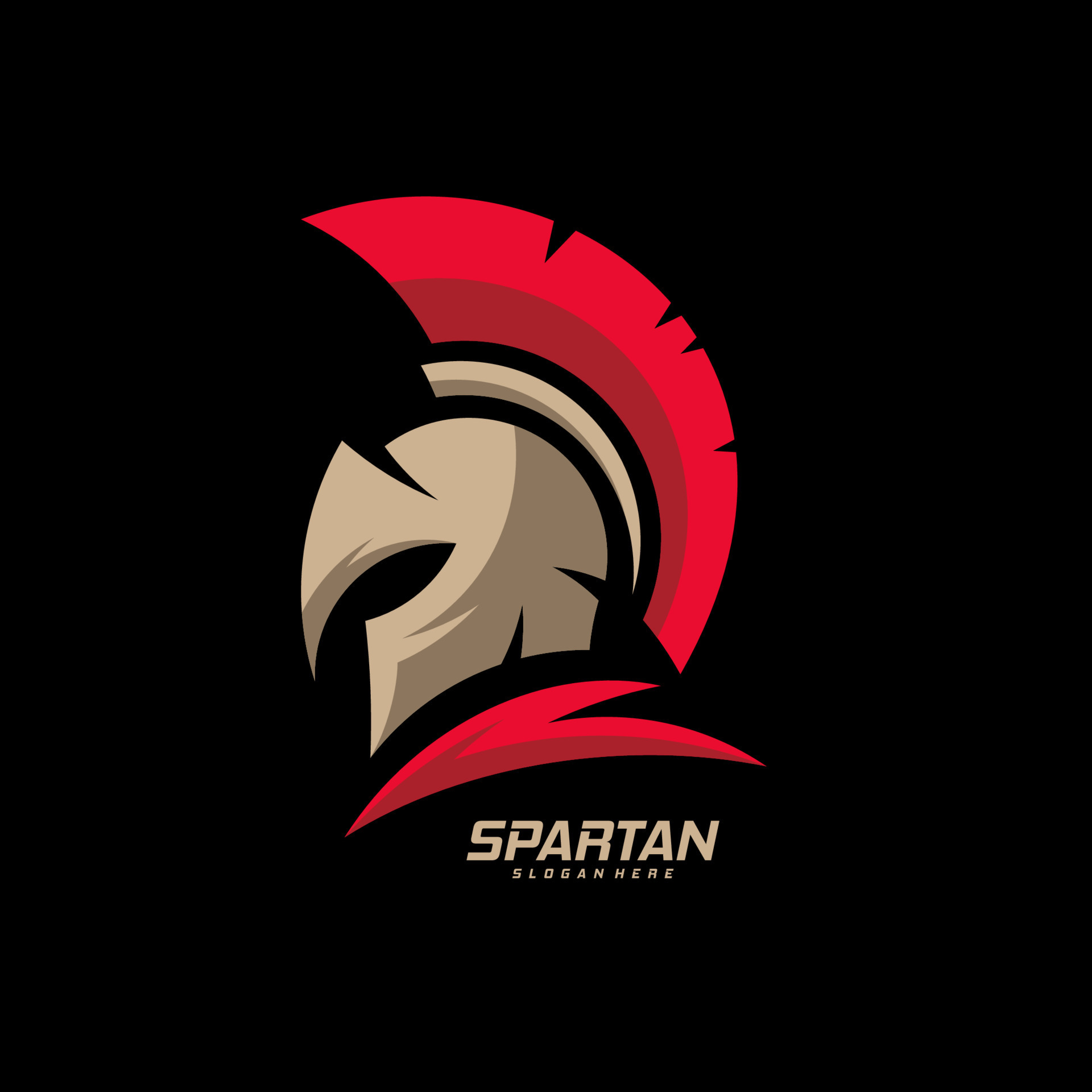 Spartan Logo Template Vector, Creative Sparta Logo Vector, Spartan ...