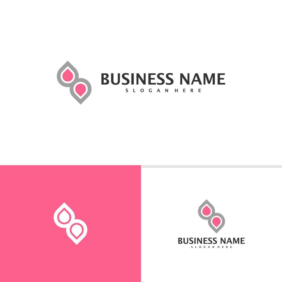 Letter B love logo template, Creative B logo design vector, Love logo concept vector