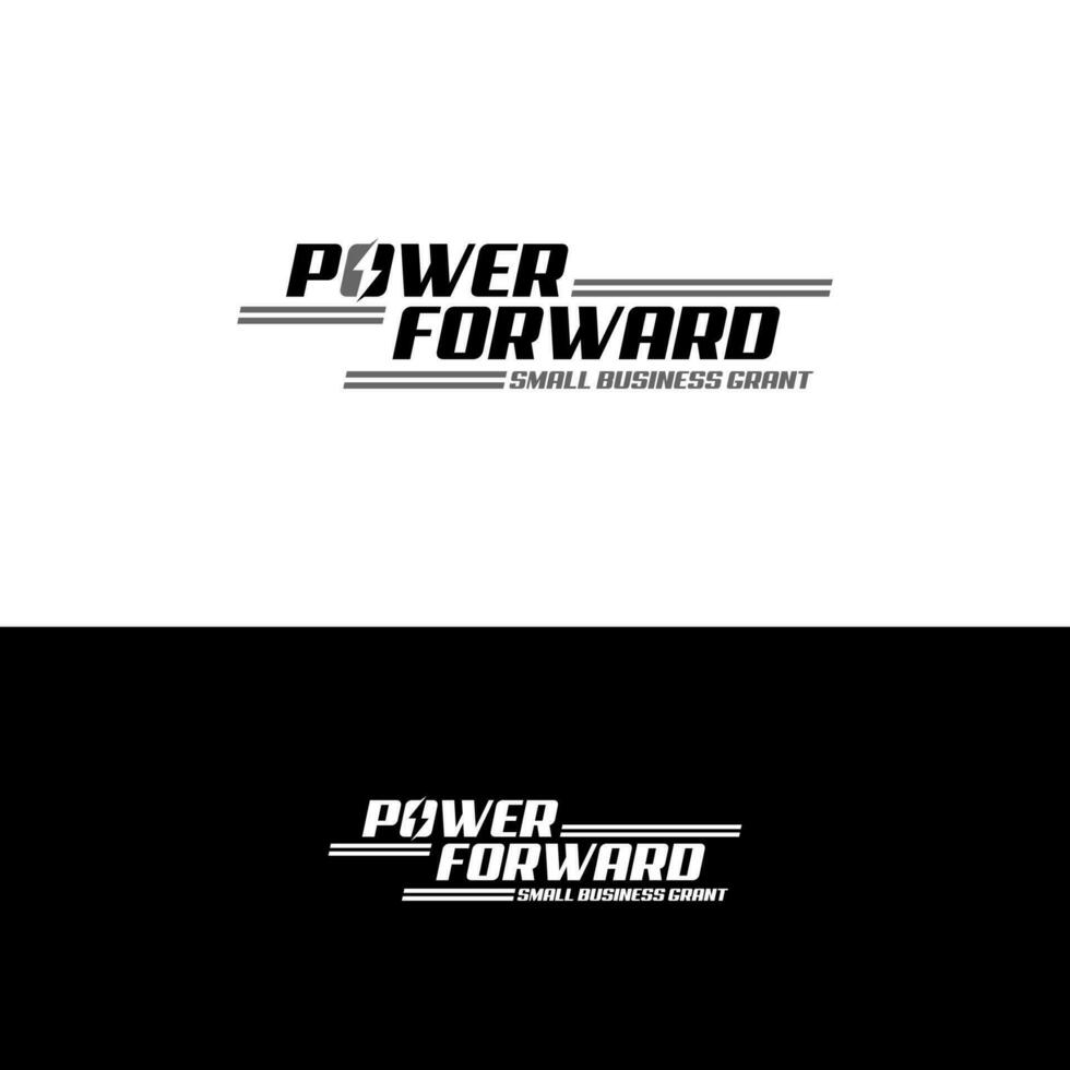 Power logo template, Creative Power logo design vector