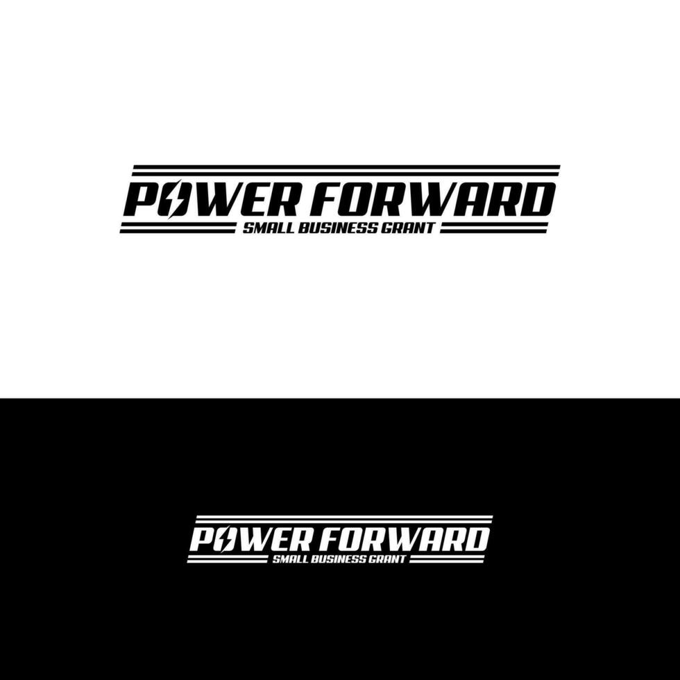 Power logo template, Creative Power logo design vector