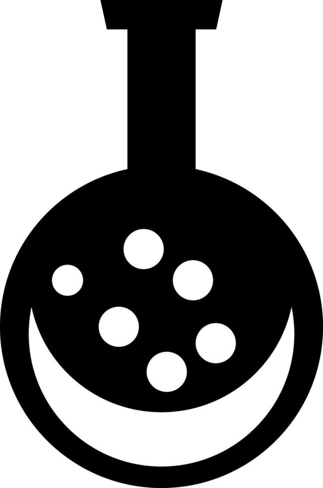 Testing flask icon. vector