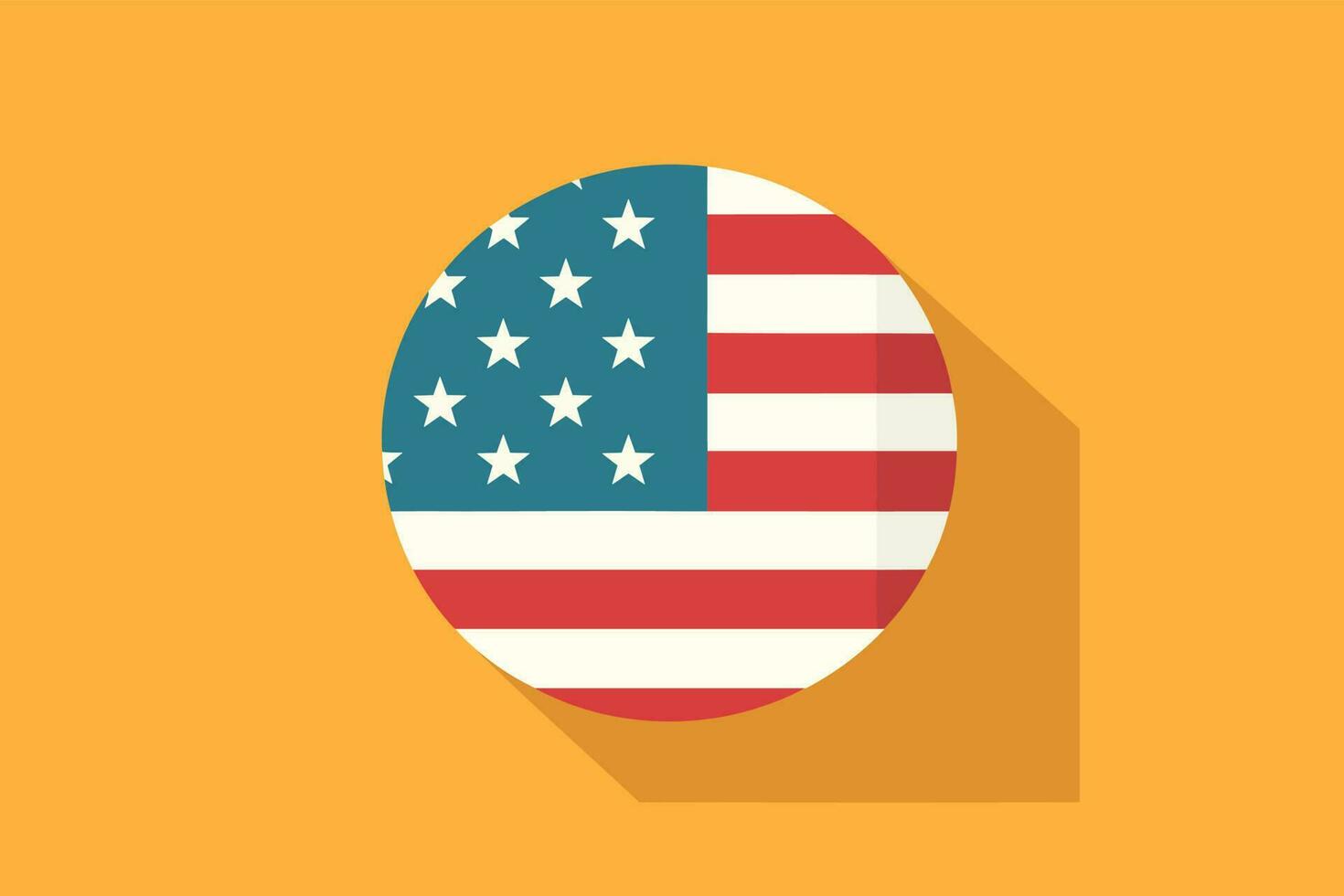 vector image of american flag