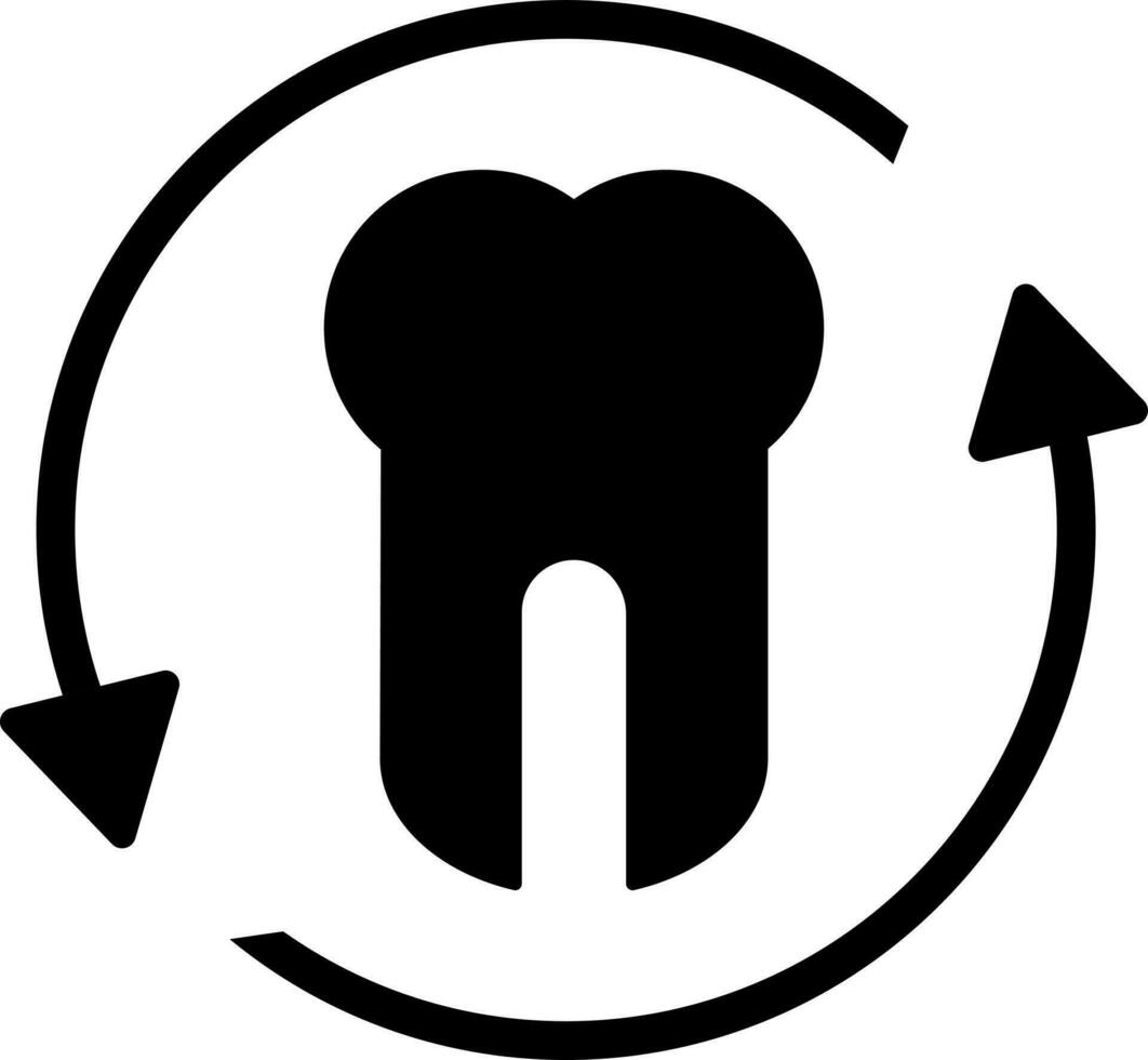 Dental care icon or symbol. vector