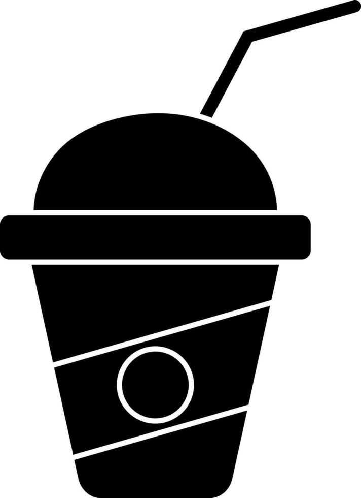 Beverage or paper cup icon. vector