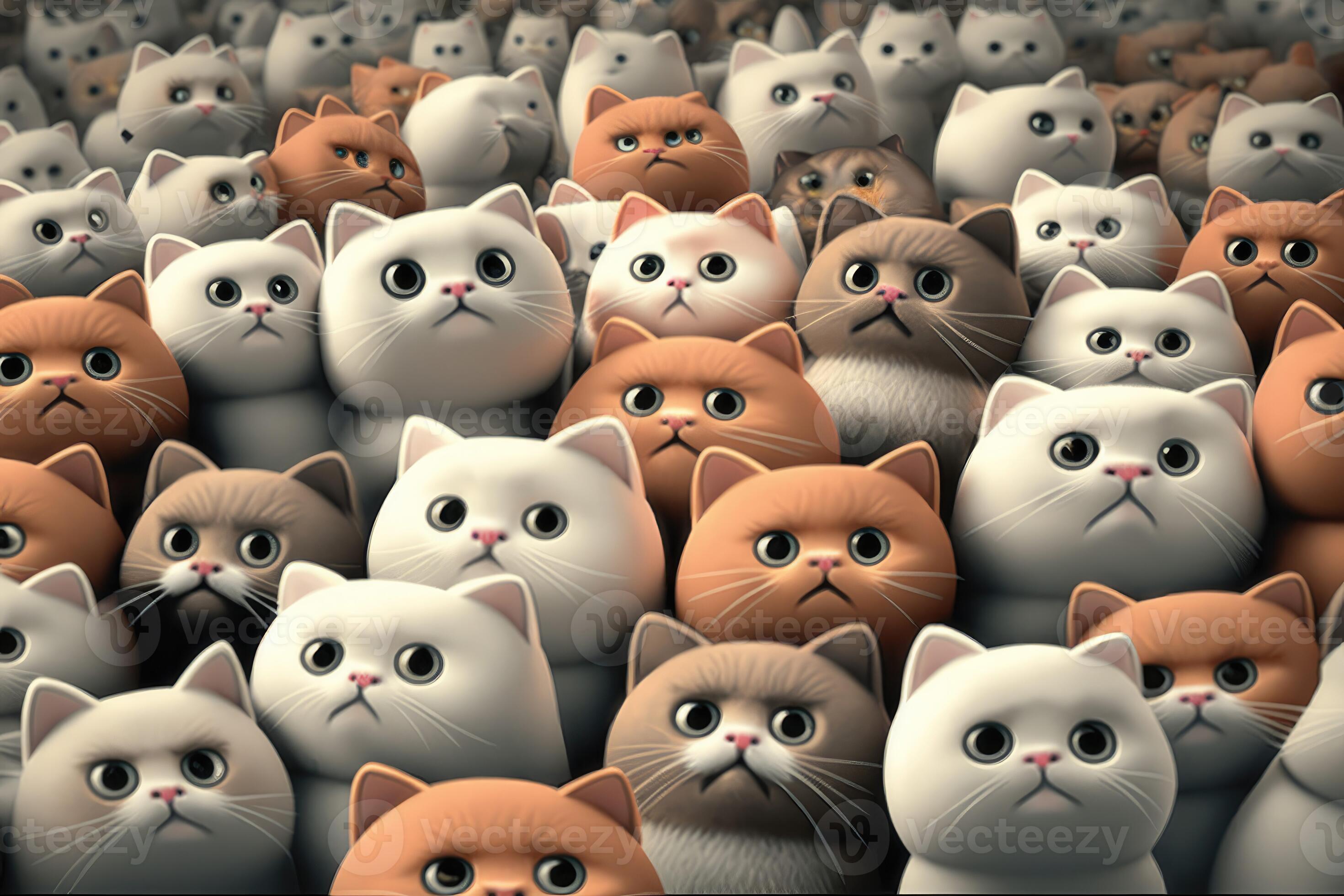 3d funny cat wallpapers