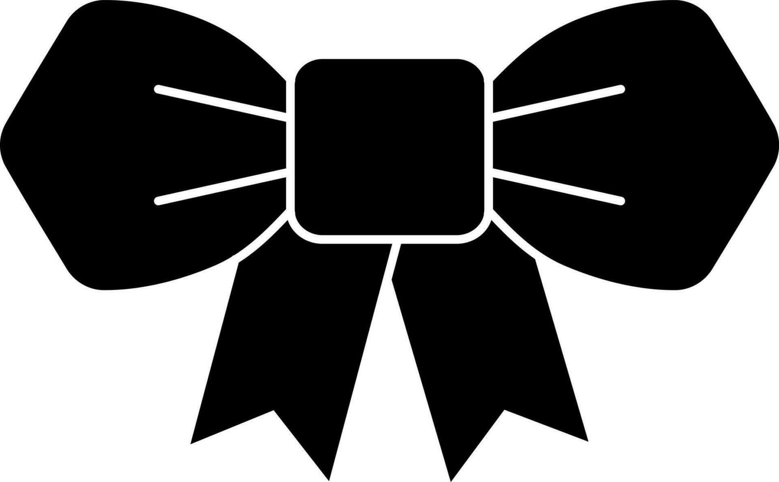 bow tie icon or symbol. vector