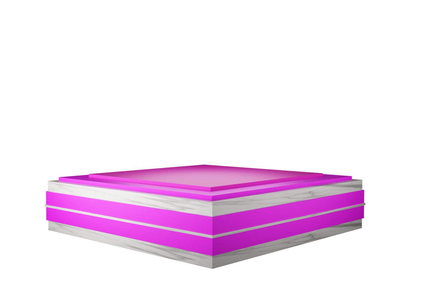 3d rendering podium png
