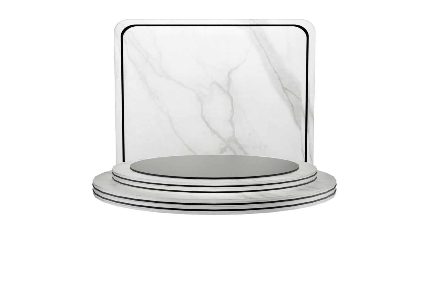 3d rendering podium png