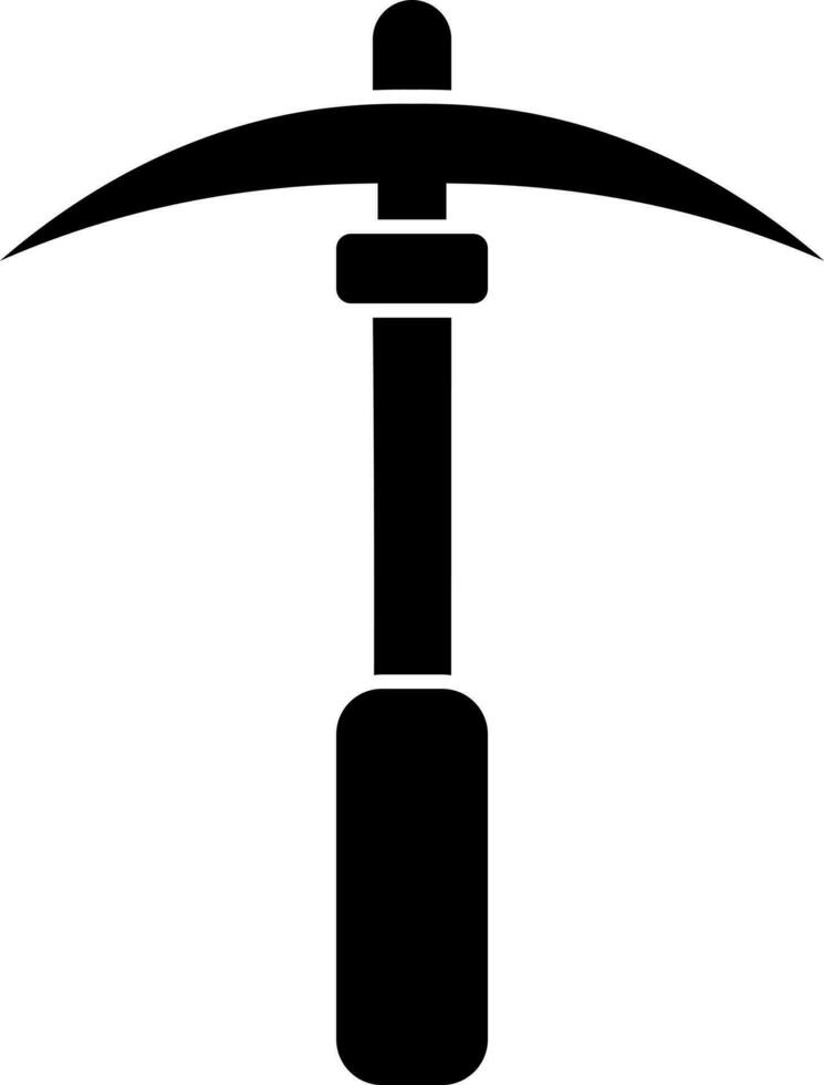 Isolated pickaxe icon. vector