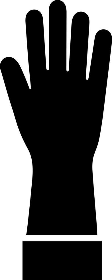Flat Glove icon. vector