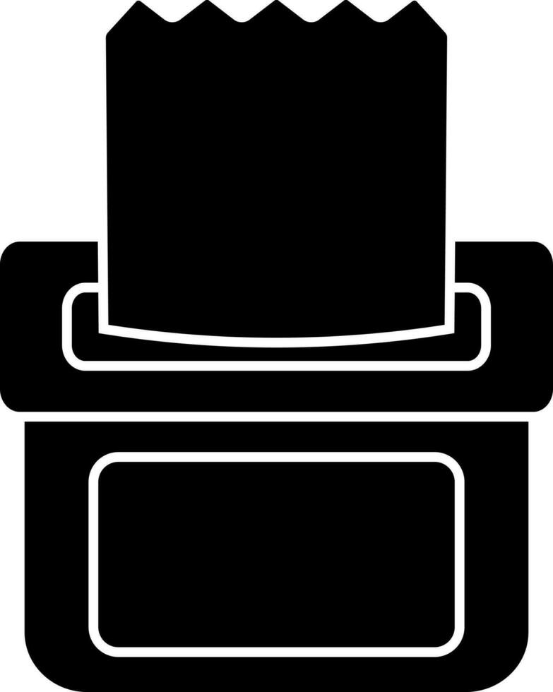 Tissue paper box. vector